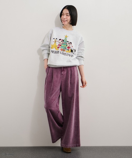 GOOD ROCK SPEED(グッドロックスピード)の「【GOOD ROCK SPEED/グッドロックスピード】Disney Sweatshirt ディズニー(スウェット・レディース・グレー系・FREE)」の3枚目の写真