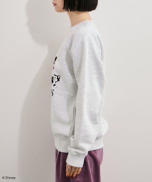 GOOD ROCK SPEED(グッドロックスピード)の「【GOOD ROCK SPEED/グッドロックスピード】Disney Sweatshirt ディズニー(スウェット・レディース・グレー系・FREE)」の6枚目の写真