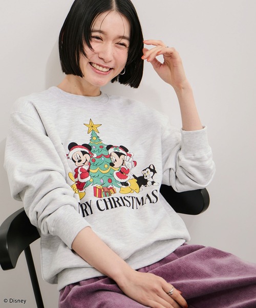 GOOD ROCK SPEED(グッドロックスピード)の「【GOOD ROCK SPEED/グッドロックスピード】Disney Sweatshirt ディズニー(スウェット・レディース・グレー系・FREE)」の4枚目の写真