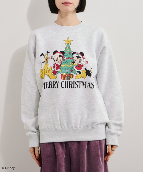 GOOD ROCK SPEED(グッドロックスピード)の「【GOOD ROCK SPEED/グッドロックスピード】Disney Sweatshirt ディズニー(スウェット・レディース・グレー系・FREE)」の5枚目の写真
