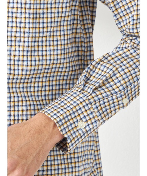 McGREGOR（マックレガー）の「微起毛ギンガムチェックシャツ（シャツ/ブラウス・メンズ・ブルー系その他2/イエロー/グリーン・M/XL/L）」の9枚目の写真