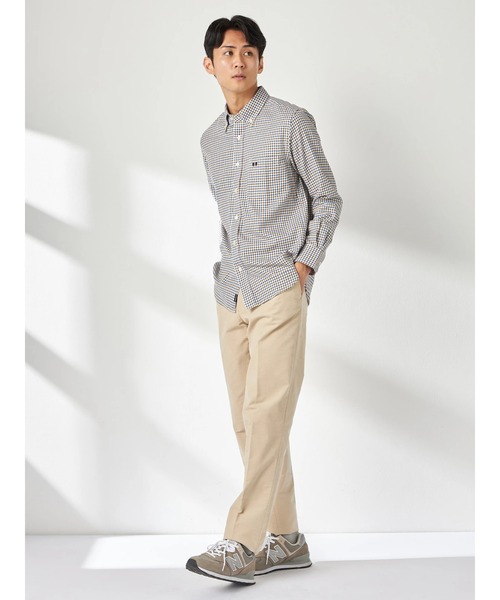 McGREGOR（マックレガー）の「微起毛ギンガムチェックシャツ（シャツ/ブラウス・メンズ・ブルー系その他2/イエロー/グリーン・M/XL/L）」の5枚目の写真