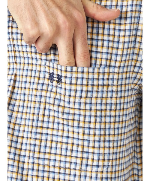 McGREGOR（マックレガー）の「微起毛ギンガムチェックシャツ（シャツ/ブラウス・メンズ・ブルー系その他2/イエロー/グリーン・M/XL/L）」の12枚目の写真