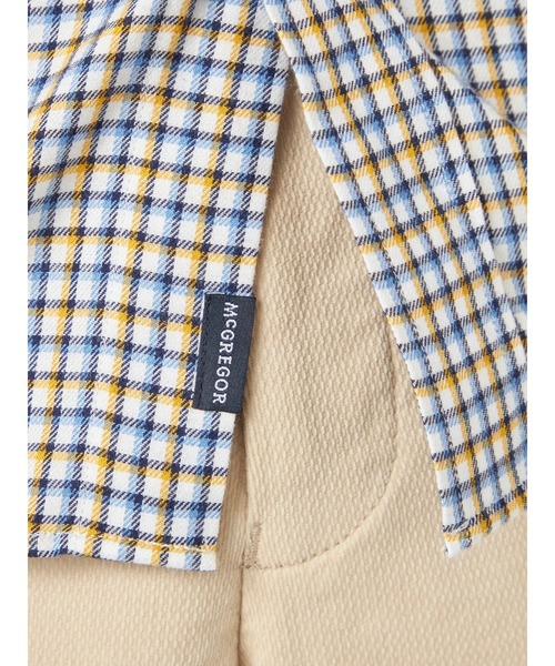 McGREGOR（マックレガー）の「微起毛ギンガムチェックシャツ（シャツ/ブラウス・メンズ・ブルー系その他2/イエロー/グリーン・M/XL/L）」の14枚目の写真