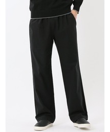 m.f.editorial（エムエフエディトリアル）の「【ストレッチ ウォッシャブル】m.f.エディトリアルメンズ  ワイドストレートパンツ(セットアップ可能)（スラックス）」