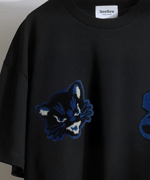 ユキエモン　うじゃうじゃねこ　カットソー yukiemon×猫部 地域猫チャリティーTシャツ｜Real Stock[リアルストック