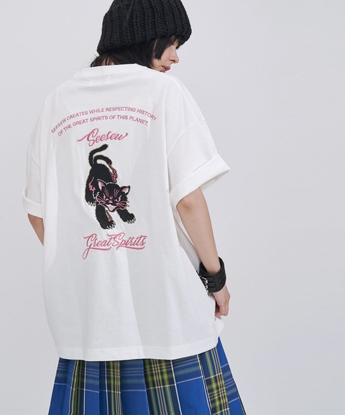 UNISEX】NEKOMATA SAGARA TEE/ネコマタサガラTシャツ（Tシャツ