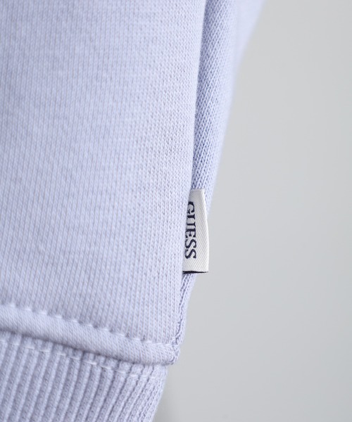 GUESS JEANS（ゲスジーンズ）の「GUESS JEANS ノッチドラペルカラー ポロスウェット（スウェット・レディース・ライトブルー・XS/L/M/S）」の10枚目の写真