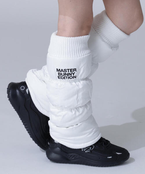 MASTER BUNNY EDITION（マスターバニーエディション）の「【MASTER BUNNY EDITION】合繊レッグウォーマー（レッグウォーマー・レディース・ホワイト/ブラック・FREE）」の4枚目の写真
