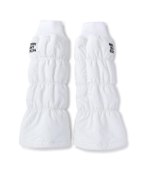 MASTER BUNNY EDITION（マスターバニーエディション）の「【MASTER BUNNY EDITION】合繊レッグウォーマー（レッグウォーマー・レディース・ホワイト/ブラック・FREE）」の12枚目の写真