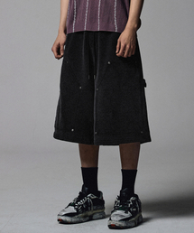 NOT4NERD(�m�b�g�t�H�[�i�[�h)��Stud Carpenter Bermuda Sweat Shorts - Charcoal(���̑��p���c)