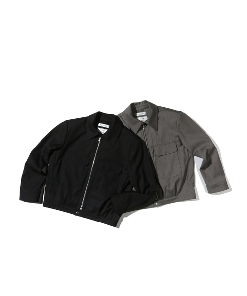 BESLOW（ビースロー）の「[ビスローXファッションチューブ削型]MILITARY ZIP-UP SHORT JACKET GREY（その他アウター・レディース・その他・SMALL/MEDIUM/LARGE/X-LARGE）」の11枚目の写真