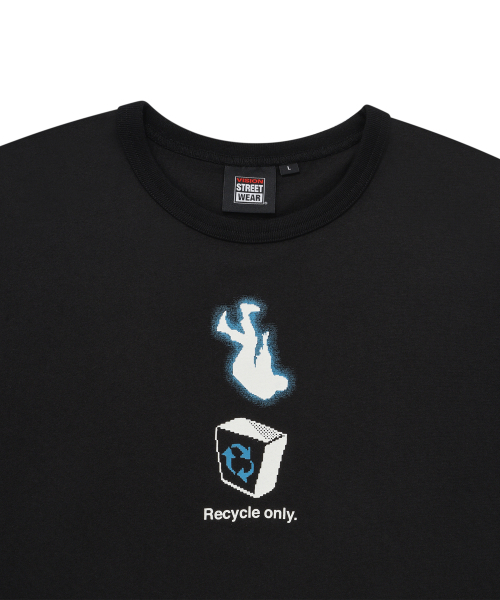 VISION STREET WEAR(ヴィジョンストリートウェア)の「VSW Recycle T-Shirts Black(Tシャツ/カットソー・レディース・その他・LARGE/MEDIUM/SMALL/X-LARGE)」の5枚目の写真