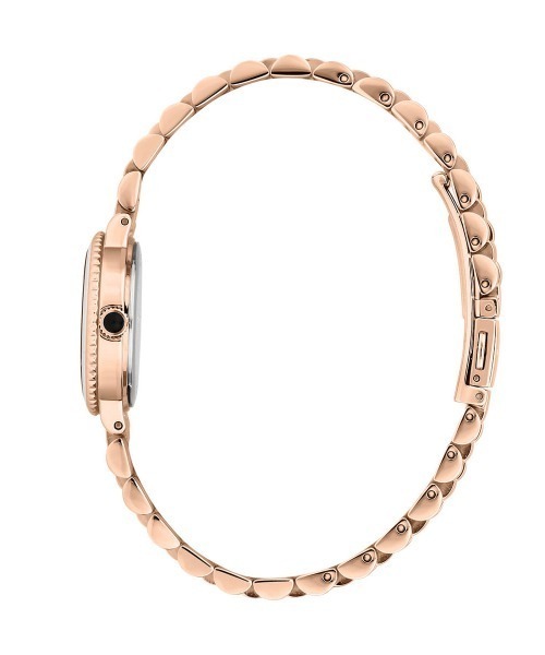 KARL LAGERFELD（カールラガーフェルド）の「「KARL LAGERFELD/カール・ラガーフェルド」カイザー - サンレイ シグネチャー ダイヤル（アナログ腕時計・レディース・ブラック/イエローゴールド/ピンクゴールド・FREE）」の9枚目の写真
