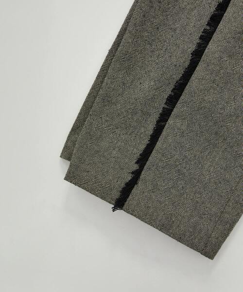 conges payes ADIEU TRISTESSE（コンジェ ペイエ アデュートリステス）の「サイドフリンジコットンパンツ（その他パンツ・レディース・キナリ/ブラック系その他・38）」の5枚目の写真