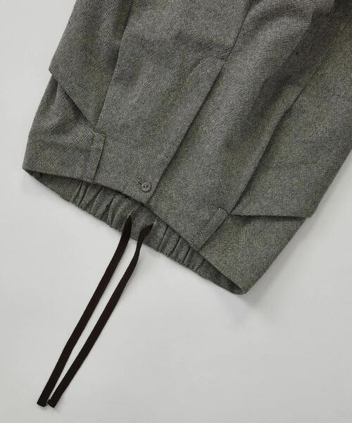 conges payes ADIEU TRISTESSE（コンジェ ペイエ アデュートリステス）の「サイドフリンジコットンパンツ（その他パンツ・レディース・キナリ/ブラック系その他・38）」の8枚目の写真