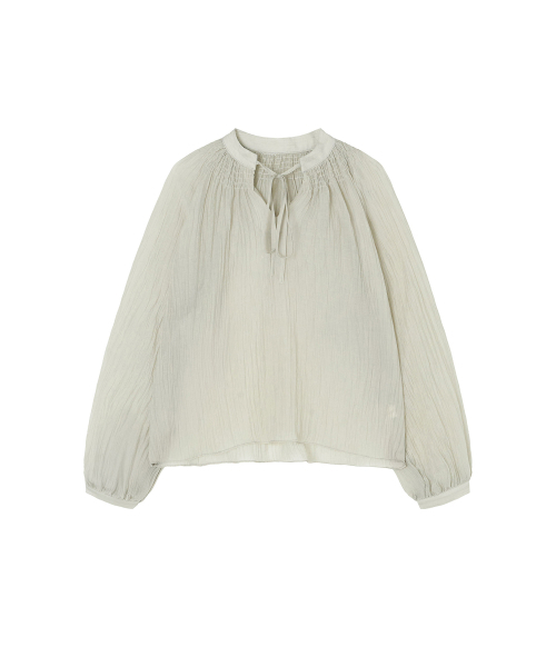 MAYVERU（メイバーユー）の「Thea Blouse _ Mint（シャツ/ブラウス・レディース・ミント・FREE）」の4枚目の写真
