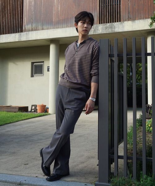 COSTUME O’CLOCK(コスチュームオクロック)の「ルーズフィットフレアスラックスチャコール COOSPT250CHARCOAL(スラックス・メンズ・その他・34/26/28/30/32)」の13枚目の写真