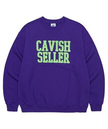Cavish（カビシ）の「BOUCLE COLLEGE SWEATSHIRT PURPLE(CV2CFUM469A)（スウェット）」