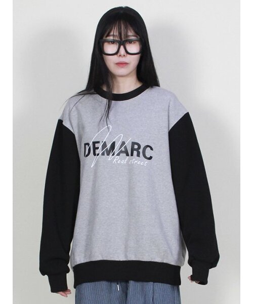 DEMARC（ドゥマーク）の「ロゴグラフィックカラーミックススウェットグレー（スウェット・レディース・その他・MEDIUM/LARGE）」の3枚目の写真