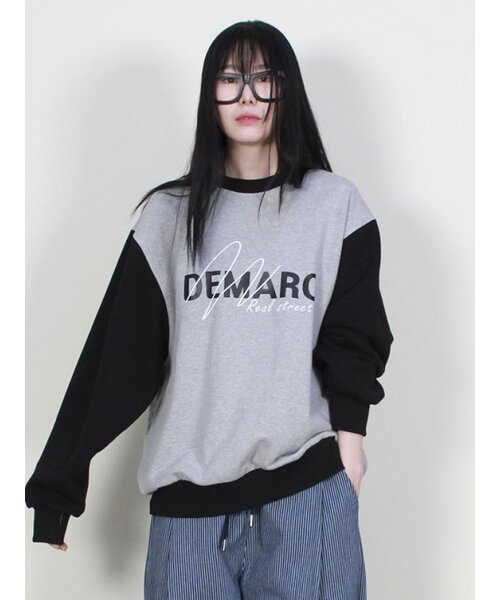 DEMARC（ドゥマーク）の「ロゴグラフィックカラーミックススウェットグレー（スウェット・レディース・その他・MEDIUM/LARGE）」の5枚目の写真