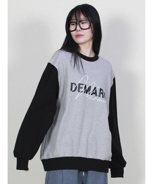 DEMARC（ドゥマーク）の「ロゴグラフィックカラーミックススウェットグレー（スウェット・レディース・その他・MEDIUM/LARGE）」の8枚目の写真