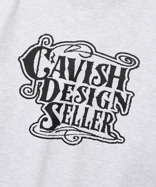 Cavish(カビシ)の「CLEF SWEATSHIRT LIGHT GREY(CV2EFUM444A)(スウェット・レディース・ライトグレー・SMALL/MEDIUM/LARGE/X-LARGE)」の4枚目の写真
