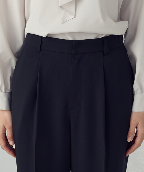 COMME CA ISM(コムサイズム)の「【セットアップ対応】ポリエステルツイル テーパードパンツ(その他パンツ・レディース・グレー/ネイビー・X-SMALL/SMALL/MEDIUM/LARGE/X-LARGE)」の7枚目の写真