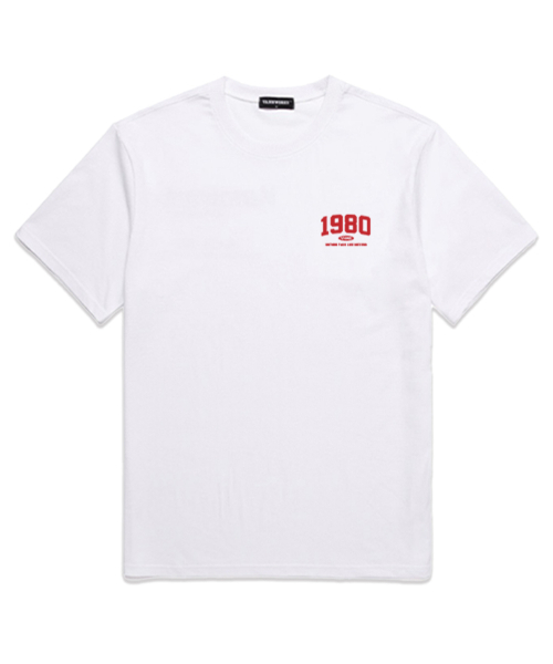 VANNWORKS(バンワークス)の「MINI 1980 オーバーサイズ 半袖Tシャツ (VS0050) ホワイト/レッド(Tシャツ/カットソー・レディース・その他・LARGE/MEDIUM/SMALL/X-LARGE/XX-LARGE)」の1枚目の写真