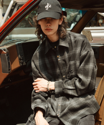 2113 STUDIO（イイルイルサムスタジオ）の「チェックシャツ ブラック（シャツ/ブラウス）」