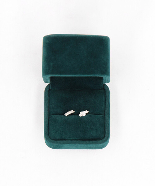 FREAK'S STORE(フリークスストア)の「Diamond line earrings/ダイヤモンドピアス/ダイヤモンド ライン イヤリングス(ピアス(両耳用)・レディース・シルバー・ONE SIZE)」の1枚目の写真