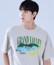 [クールコットン] ピグメントグランドベリーTシャツ_ベージュ
