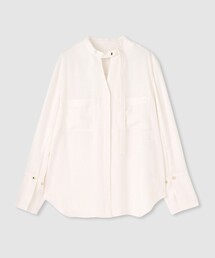 ブライトツイルアシメボウブラウス