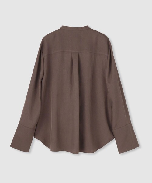 allureville（アルアバイル）の「ブライトツイルアシメボウブラウス（シャツ/ブラウス・レディース・ブラウン/オフホワイト/ブルー・2）」の20枚目の写真