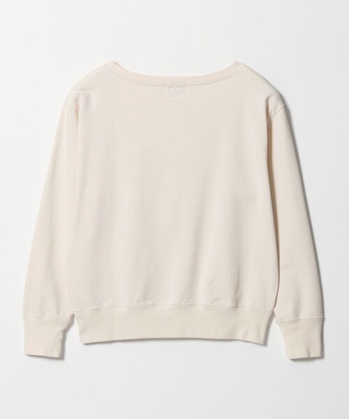 green label relaxing(グリーンレーベルリラクシング)の「<SEASONAL COLLECTION>ハイゲージ ウラケ プルオーバー(スウェット・レディース・ライトグレー/ブラック/オフホワイト・FREE)」の9枚目の写真
