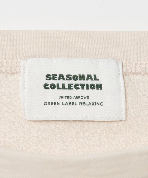 green label relaxing(グリーンレーベルリラクシング)の「<SEASONAL COLLECTION>ハイゲージ ウラケ プルオーバー(スウェット・レディース・ライトグレー/ブラック/オフホワイト・FREE)」の22枚目の写真