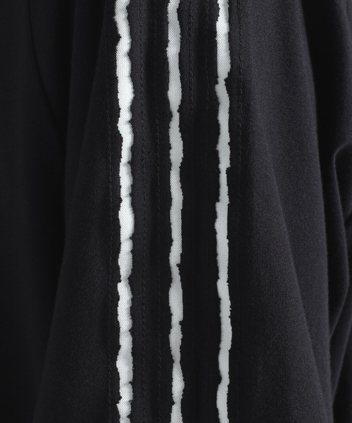 Y-3（ワイスリー）の「Y-3 RAW EDGE 3 STRIPES SHORT SLEEVE TEE（Tシャツ/カットソー・メンズ・ブラック・XX-LARGE/X-LARGE/LARGE/MEDIUM/SMALL/X-SMALL/XX-SMALL）」の4枚目の写真