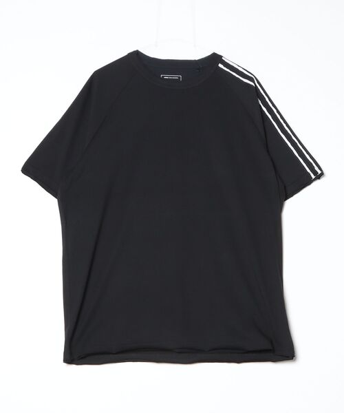 Y-3（ワイスリー）の「Y-3 RAW EDGE 3 STRIPES SHORT SLEEVE TEE（Tシャツ/カットソー・メンズ・ブラック・XX-LARGE/X-LARGE/LARGE/MEDIUM/SMALL/X-SMALL/XX-SMALL）」の3枚目の写真