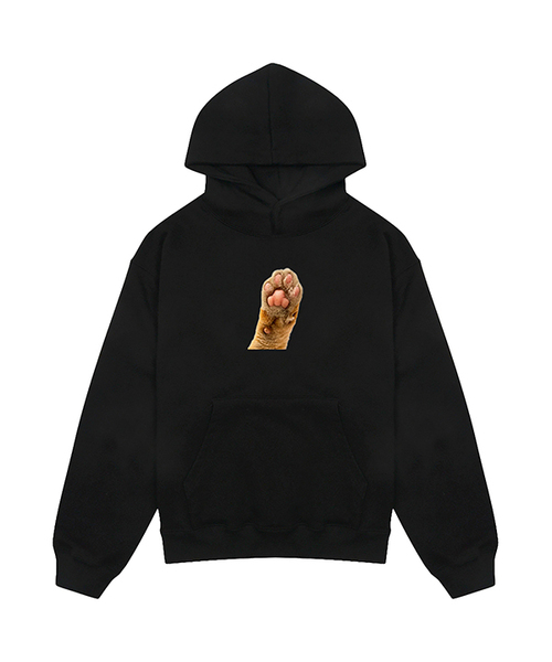 ARIGHTANGLE(アライトアングル)の「CAT FOOT HOODIE (2 COLOR)(パーカー・レディース・ホワイト/ブラック・FREE)」の2枚目の写真
