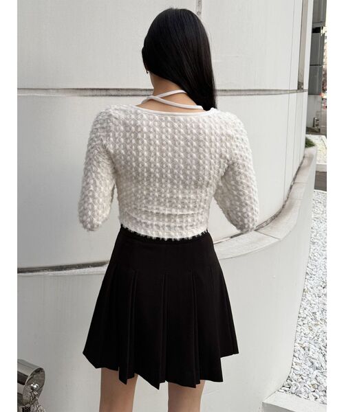 MURUA（ムルーア）の「【セットアップ対応】ダブルプリーツミニスカート（スカート・レディース・ミント/グレー/ブラック/ベージュ・1/2）」の20枚目の写真