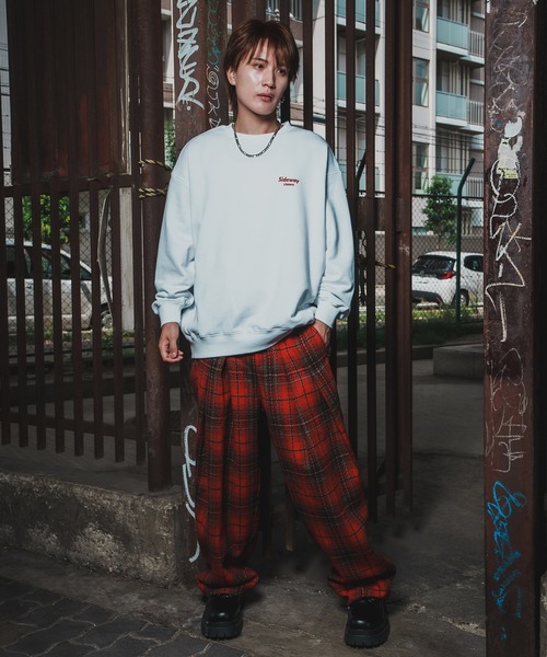 En serio TOKYO(エンソリオトーキョー)の「チェックワイドパンツ(スラックス・メンズ・A/B/C・SMALL/LARGE/MEDIUM)」の12枚目の写真