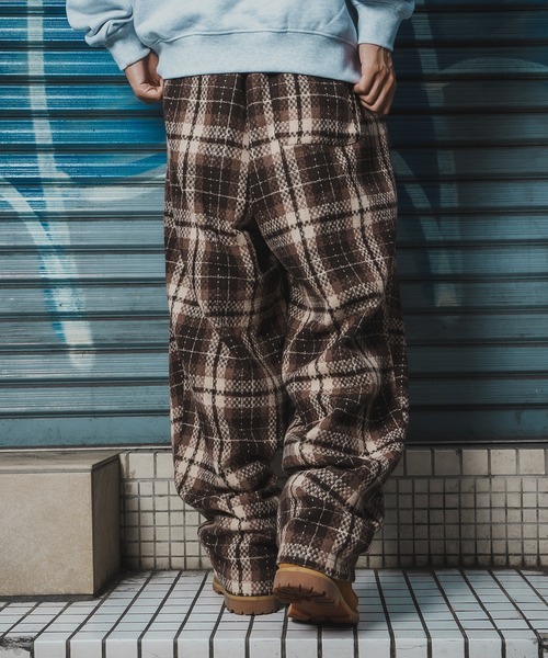 En serio TOKYO(エンソリオトーキョー)の「チェックワイドパンツ(スラックス・メンズ・A/B/C・SMALL/LARGE/MEDIUM)」の16枚目の写真