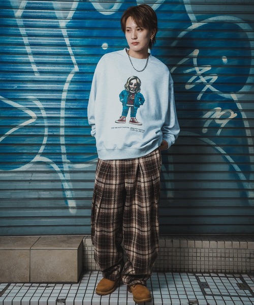 En serio TOKYO(エンソリオトーキョー)の「チェックワイドパンツ(スラックス・メンズ・A/B/C・SMALL/LARGE/MEDIUM)」の17枚目の写真