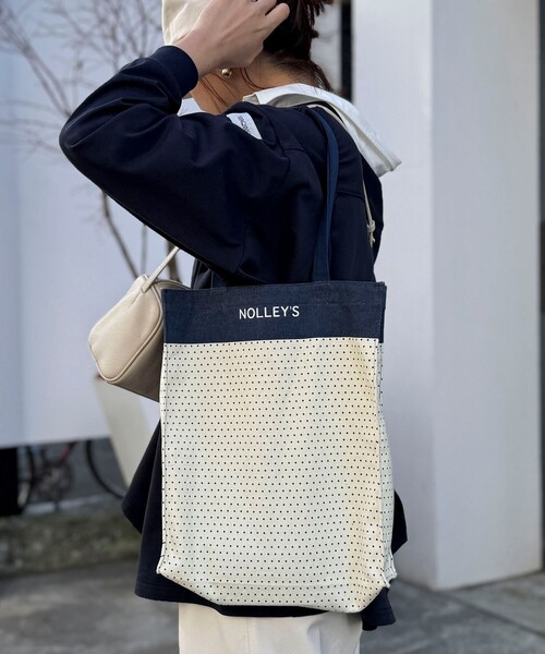 NOLLEY’S（ノーリーズ）の「45th Limited Edition トートバッグ（トートバッグ・レディース・ネイビー系1/グレー系その他/ラベンダー/キナリ・FREE）」の5枚目の写真