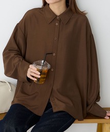 BONLECILL（ボンルシール）の「【UVカット率97%】ライトシアー 涼しげ オーバーシャツ【纏うUVケア - ソルヴェール】（シャツ/ブラウス）」