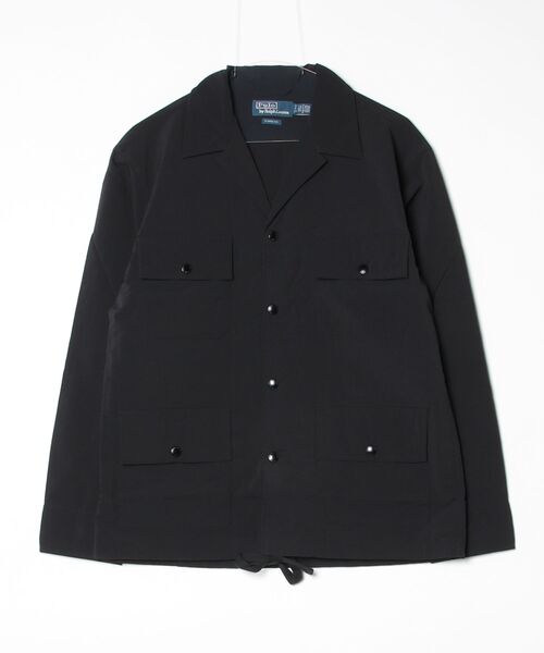 POLO RALPH LAUREN(ポロ ラルフ ローレン)の「ライトウェイト ユーティリティ オーバーシャツ(シャツ/ブラウス・メンズ・ブラック系1・S/M/L)」の7枚目の写真