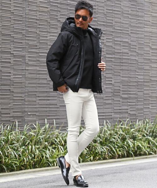 LUXSTYLE(ラグスタイル)の「裏起毛スーパーストレッチスキニーパンツ(チノパンツ・メンズ・ネイビー/ホワイト/グレー/チャコールグレー/ブラック・S/M/L/XL/XXL)」の9枚目の写真