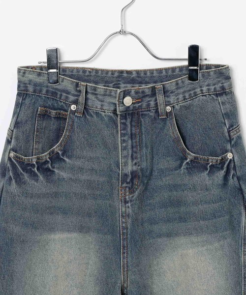 LAND MUSEUM（ランドミュージアム）の「LAND MUSEUM／オーバーバレルデニム（デニムパンツ・メンズ・ブルー・MEDIUM/LARGE/SMALL）」の3枚目の写真
