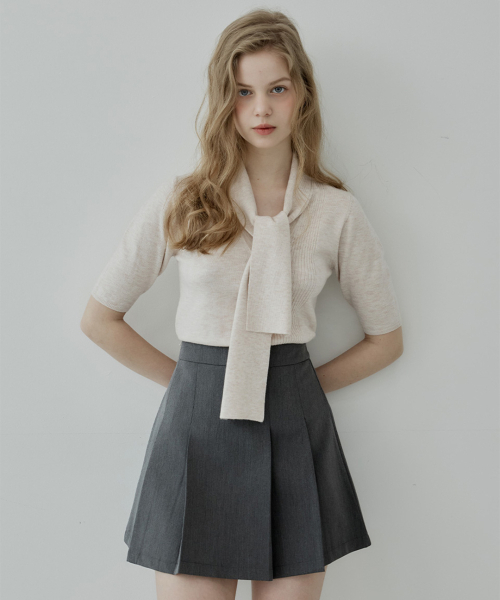 HYBERNAT(ハイバーナット)の「メリノウールニットトップピンクベージュ(ニット/セーター・レディース・その他・SMALL/MEDIUM)」の3枚目の写真