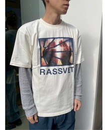 RASSVET / PACCBET（ラスベート）の「RASSVET/ラスべート RASS LOGO TEE（Tシャツ/カットソー）」